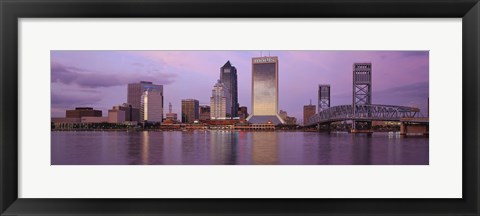 Framed Jacksonville FL Print