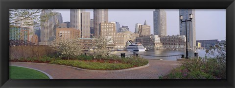 Framed Buildings in a city, Boston, Massachusetts, USA Print