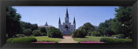 Framed St Louis Cathedral Jackson Square New Orleans LA USA Print