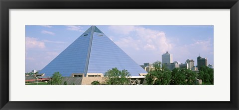 Framed USA, Tennessee, Memphis, The Pyramid Print