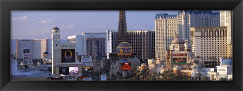 Framed Hotels on the Strip Las Vegas NV Print