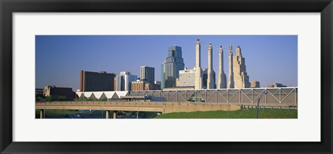 Framed Bartle Hall Kansas City MO Print