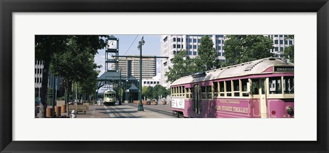 Framed Main Street Trolley Memphis TN Print