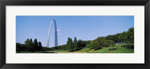 Framed Gateway Arch, St Louis MO Print