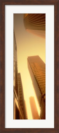 Framed Buildings in the Financial district, San Francisco, California Print