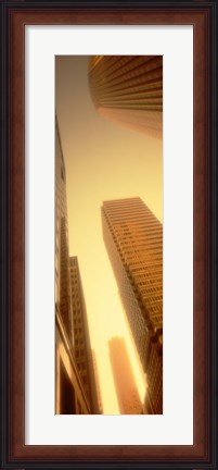 Framed Buildings in the Financial district, San Francisco, California Print