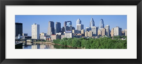 Framed Daytime View of Philadelphia Print