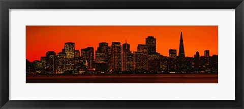 Framed San Franscisco CA Print