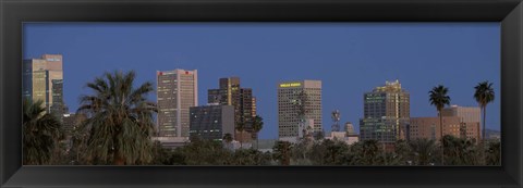 Framed Phoenix at Night Print