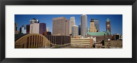 Framed Downtown Minneapolis MN Print