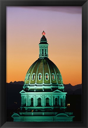 Framed Colorado State Capitol Building Denver CO Print