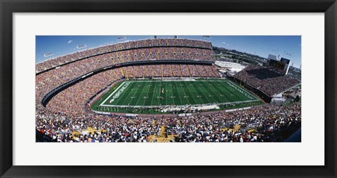 Framed Sold Out Crowd at Mile High Stadium Print