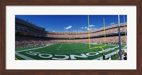 Framed Mile High Stadium Print