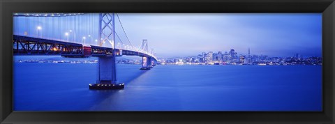 Framed Bay Bridge San Francisco CA Print