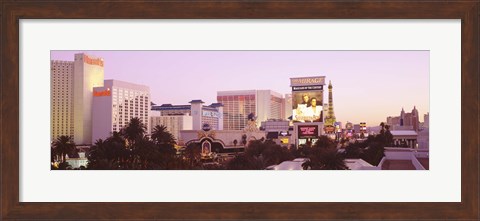 Framed Dusk Las Vegas NV Print