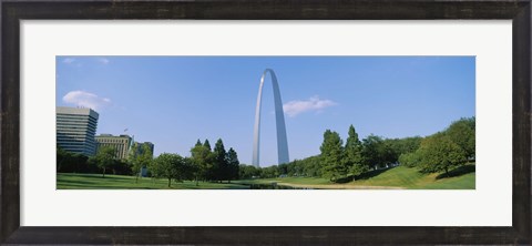 Framed Low angle view of a monument, St. Louis, Missouri, USA Print