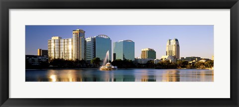 Framed Orlando skyline, Florida Print