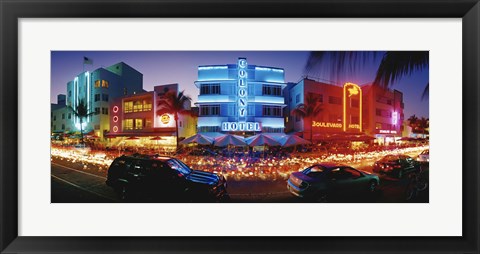 Framed USA, Florida, Miami Beach Print