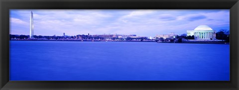 Framed Tidal Basin panorama, Washington DC Print