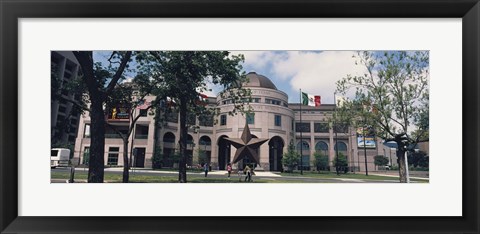 Framed Facade of a building, Texas State History Museum, Austin, Texas, USA Print