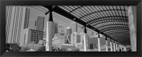 Framed San Francisco, California (black and white) Print