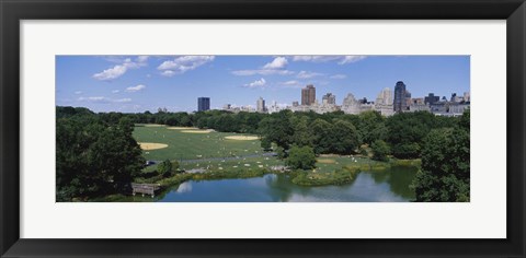 Framed Great Lawn, Central Park, Manhattan, NYC, New York City, New York State, USA Print