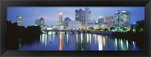 Framed Columbus OH Print