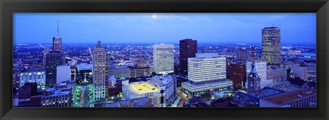 Framed Evening, Buffalo, New York State, USA Print