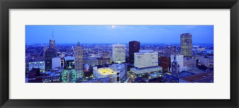 Framed Evening, Buffalo, New York State, USA Print