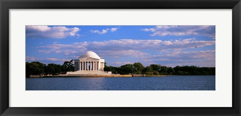 Framed Jefferson Memorial on the Waterfront, Washington DC Print