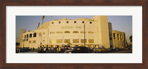 Framed Facade of a stadium, old Comiskey Park, Chicago, Cook County, Illinois, USA Print