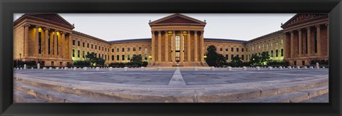 Framed Facade of a museum, Philadelphia Museum Of Art, Philadelphia, Pennsylvania, USA Print