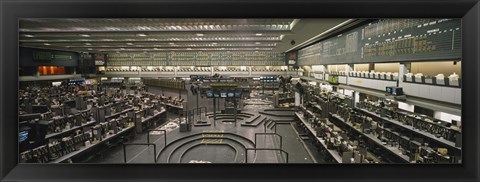 Framed Empty mercantile exchange, Chicago Mercantile Exchange, Chicago, Illinois, USA Print