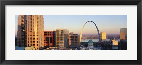 Framed St. Louis skyline Print