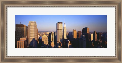 Framed Afternoon Midtown Manhattan New York NY Print