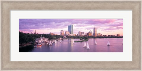 Framed Dusk Boston MA Print