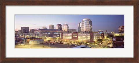 Framed Financial District, Phoenix, Arizona, USA Print