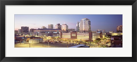 Framed Financial District, Phoenix, Arizona, USA Print