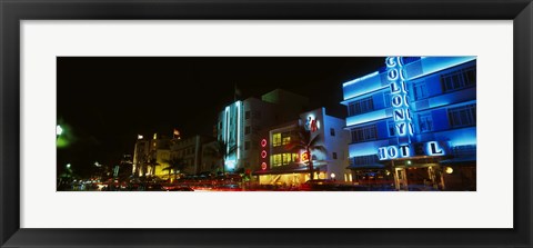 Framed Art Deco Architecture Miami Beach FL Print