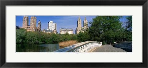 Framed Bow Bridge, Central Park, NYC, New York City, New York State, USA Print