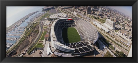 Framed Soldier Field, Chicago, Illinois Print