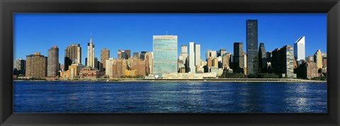 Framed New York Ciry Skyline (horizontal) Print