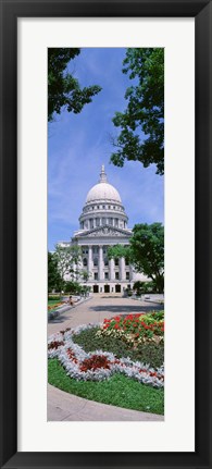 Framed USA, Wisconsin, Madison, State Capital Building Print