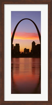 Framed US, Missouri, St. Louis, Sunrise Print