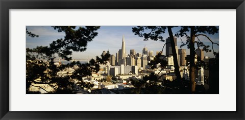 Framed View Of San Francisco, California Print