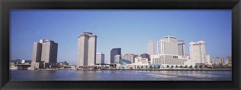 Framed New Orleans skyline, Louisiana Print