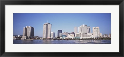 Framed New Orleans skyline, Louisiana Print