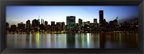 Framed Skyscrapers In A City, NYC, New York City, New York State, USA Print