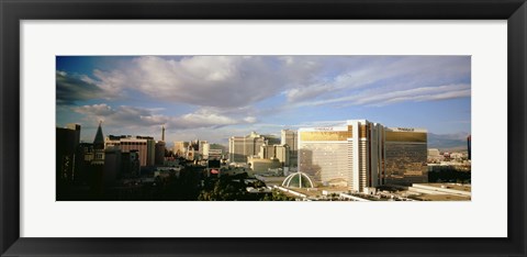 Framed Cloudy Sky Over the Mirage, Las Vegas, Nevada Print