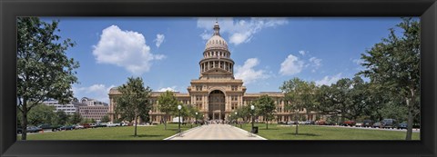 Framed Facade of a government building, Texas State Capitol, Austin, Texas, USA Print